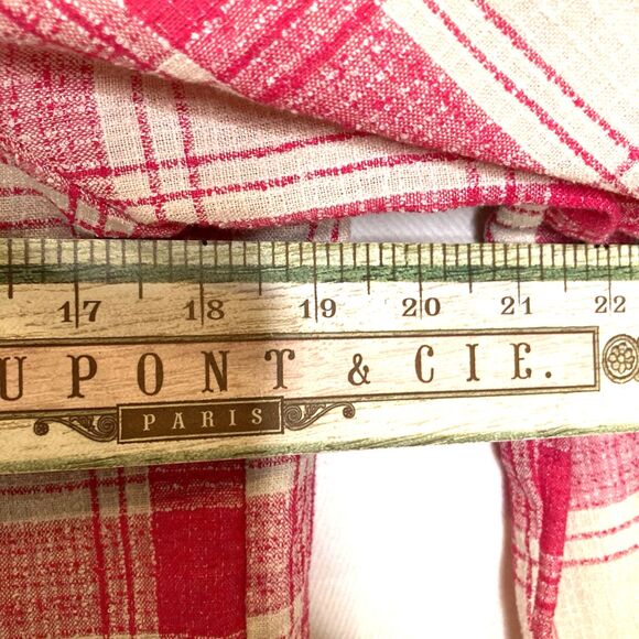 Sezane  Paris Tomboy Shirt Linen Blend  Women's Size 4 FR 36 Button Down Top - Picture 10 of 14